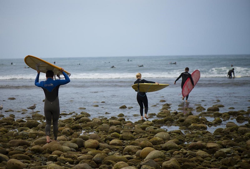 Surfe na San Onofre State Park 