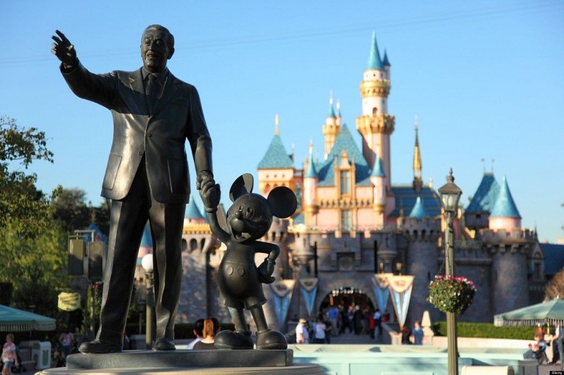 Estátua de Walt Disney: Disneyland California