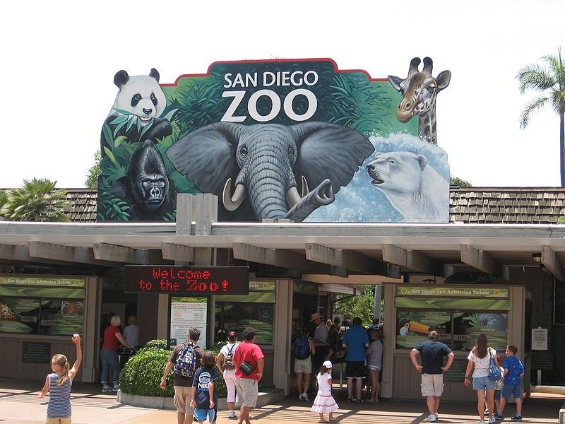 Fachada do San Diego Zoo