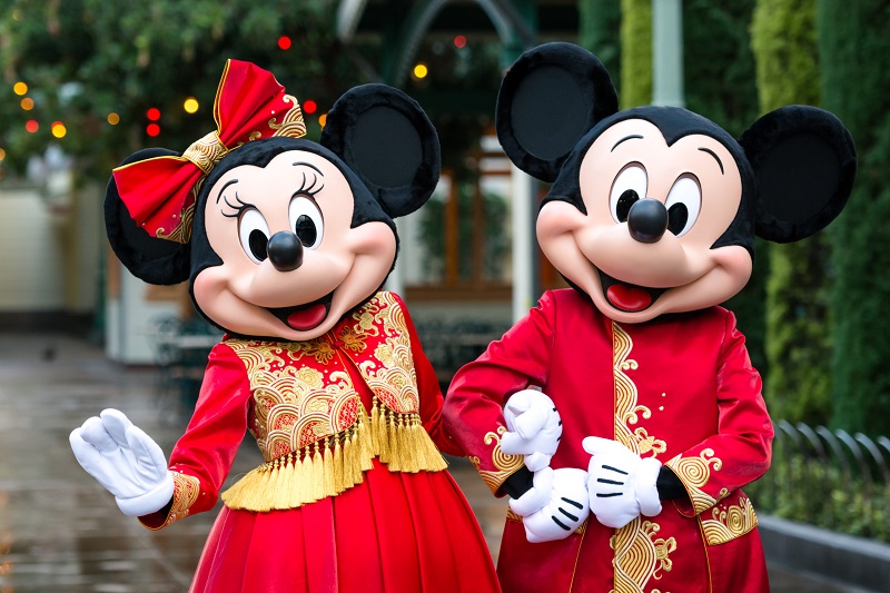 Mickey e Minnie no Parque Disneyland California