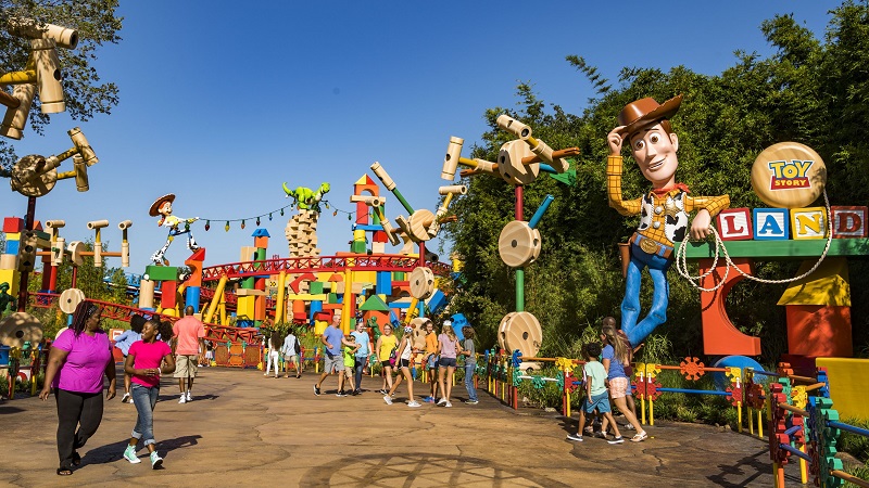 Área de Toy Story da Disney Califórnia