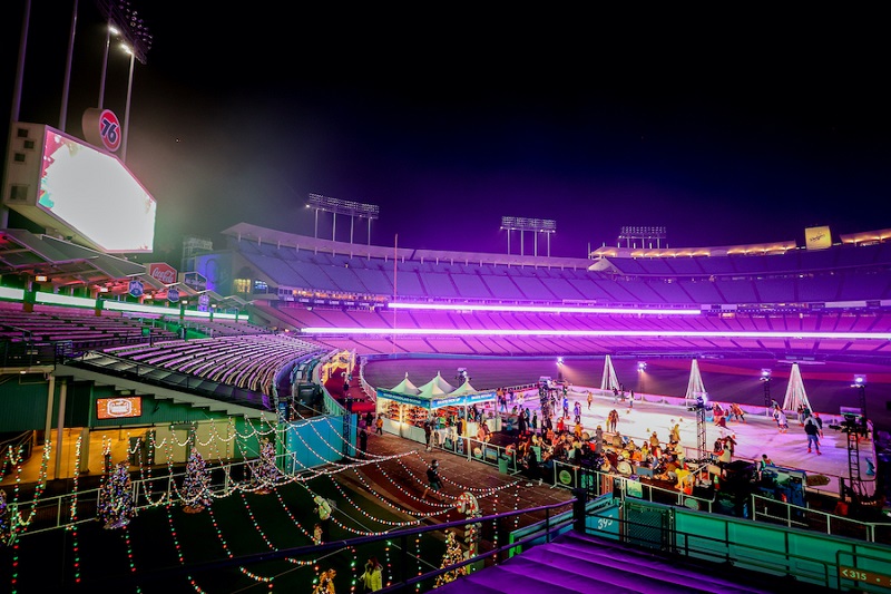 Evento no Dodger Stadium em Los Angeles