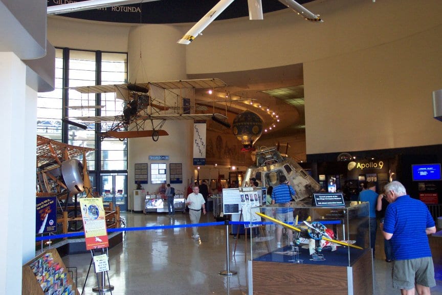 Estrutura do Museu San Diego Air Space em San Diego