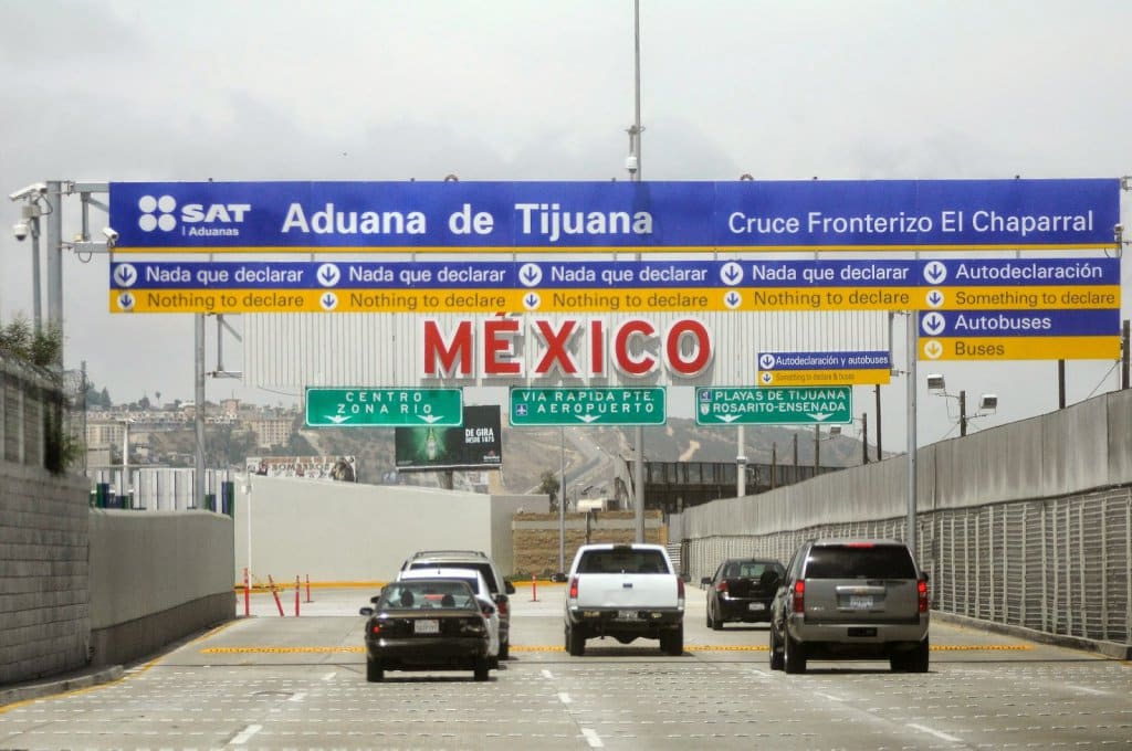 Atravessar a fronteira dos EUA para Tijuana no México