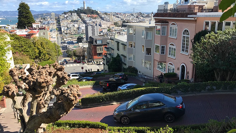 Rua Lombard Street - San Francisco