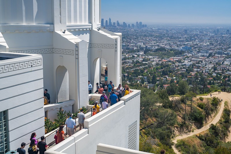 Observatório Griffith no Griffith Park em Los Angeles