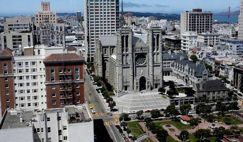 Região da Grace Cathedral - San Francisco