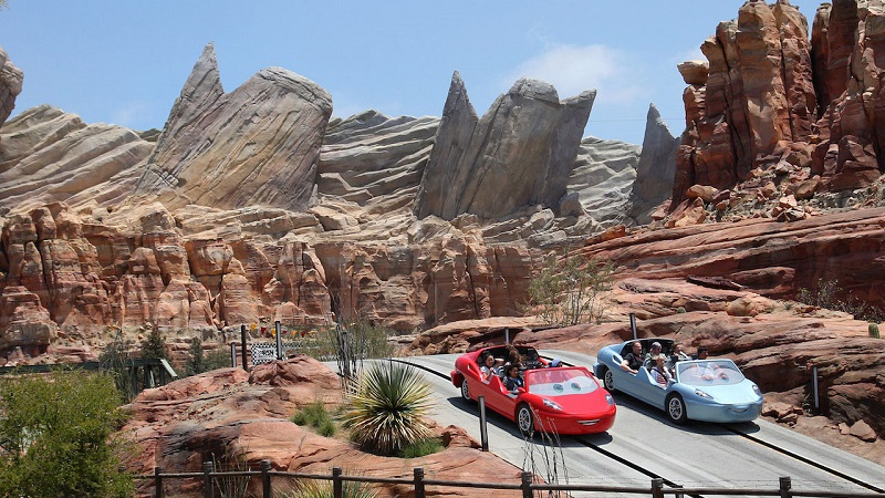 Radiator Springs Racers no Disney California Adventure Park