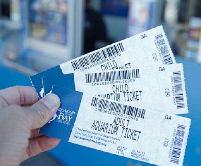 Ticket do Aquarium of the Bay em San Francisco
