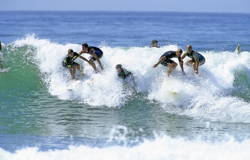 Praia Trestles para surfar em San Clemente