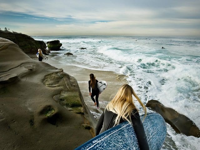 Praias para surfar em San Diego