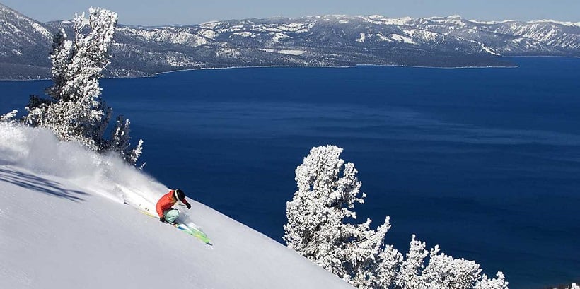 Esquiar em Heavenly em Lake Tahoe na Califórnia