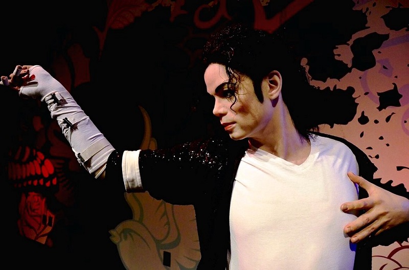 Boneco de cera de Michael Jackson 