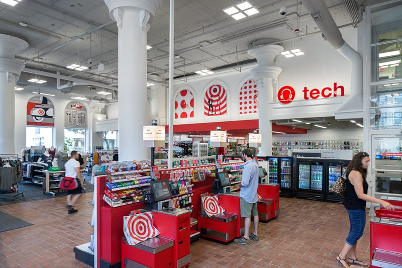 Comprar eletrônicos na Target na Califórnia