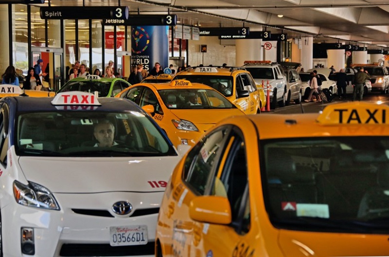 Táxi do aeroporto de Los Angeles para o centro