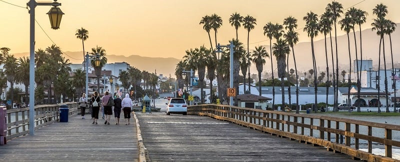 Pier de Santa Bárbara - Califórnia
