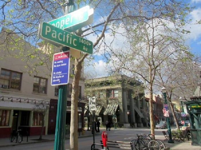 Pacific Avenue em Santa Cruz