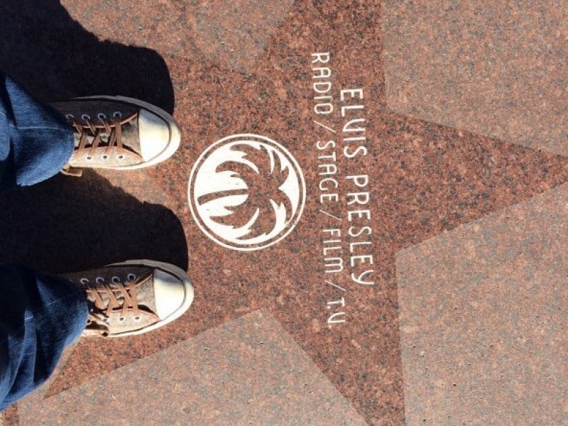 Estrela de Elvis Presley na Calçada da Fama