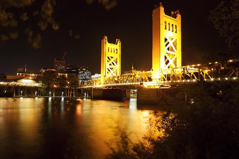 Tower Bridge em Sacramento