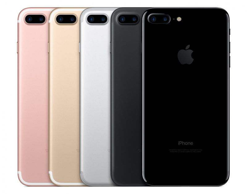 Cores do iPhone 7