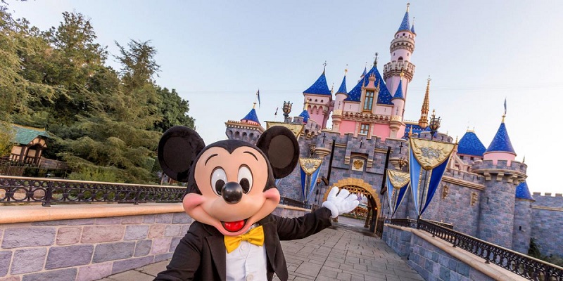 Mickey e Castelo da Bela Adormecida - Disneyland Califórnia
