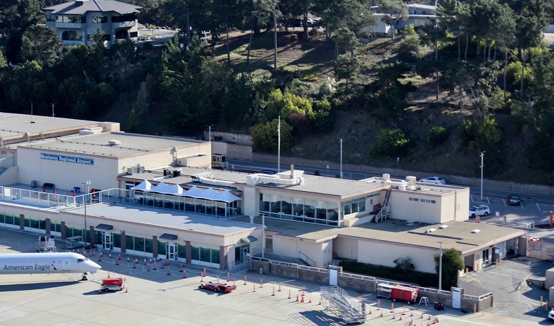 Estrutura do aeroporto de Monterey