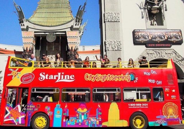 Ingresso para o tour de ônibus turístico em Los Angeles