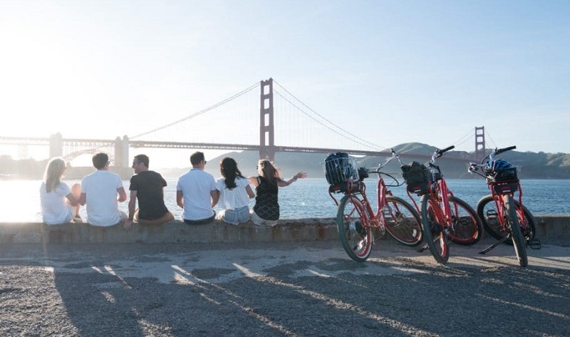 Tour de bicicleta pela baía de San Francisco