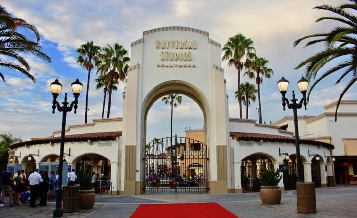 Ingresso do Universal Studios Hollywood em Los Angeles na Califórnia