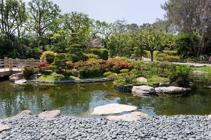 Earl Burns Miller Japanese Garden em Long Beach