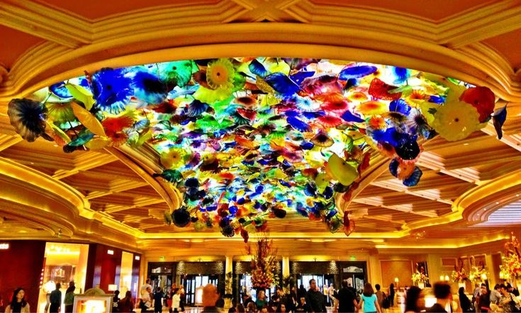 Maior escultura de vidro do mundo em Las Vegas