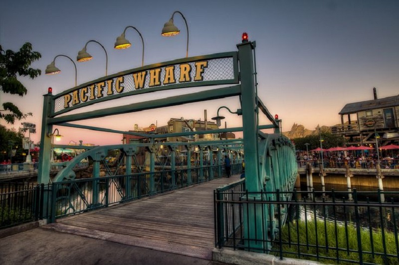 Pacific Wharf no Disney's California Adventure
