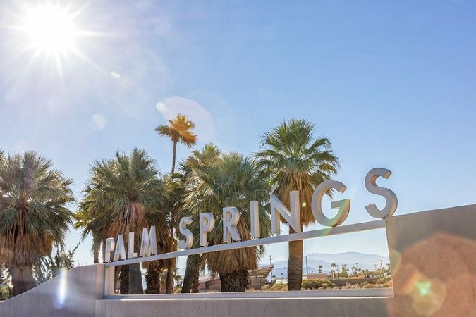 Verão em Palm Springs na Califórnia