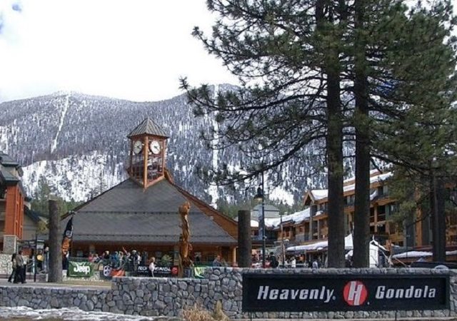 Neve em Heavenly em Lake Tahoe Califórnia