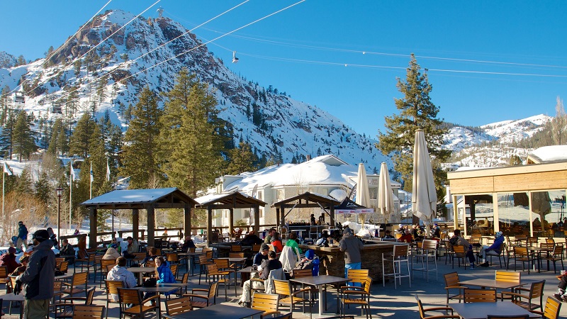 Squaw Valley Ski Resort na Califórnia