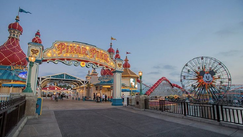Disneyland Paradise Pier em Anaheim