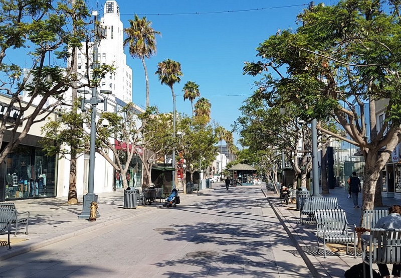 Third Street Promenade em Santa Mônica